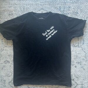 Black Graphic Men's Rich & Rotten T-shirt